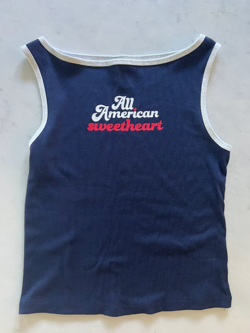 🇺🇸 Wild Fable “All American Sweetheart” Ribbed Tank Top